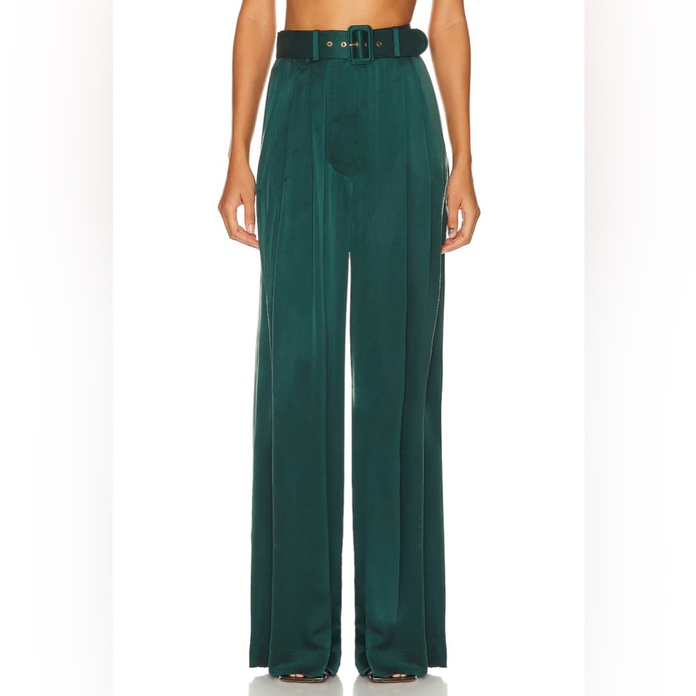 Zimmermann Silk Tuck Pant